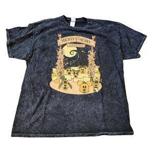 Colortone Disney Tie Dye Mickey's Not So Scary Pumpkin Patch Tee